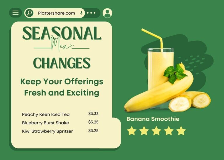 Seasonal Menu Changes - Keep Your Offerings Fresh and Exciting