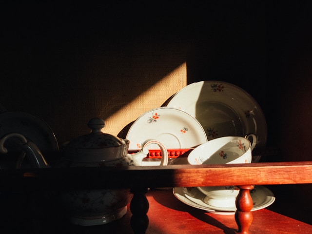 Dishes in the sun - How to Set Up a Functional Cooking Space in a Home That’s Still Under Construction