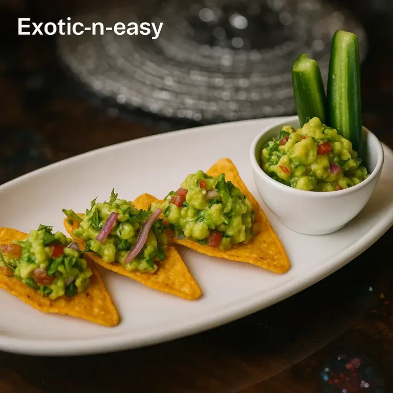 Creamy Avocado Guacamole with Crispy Nachos - Plattershare - Recipes, food stories and food lovers Avocado Dip With Nachos - Feat