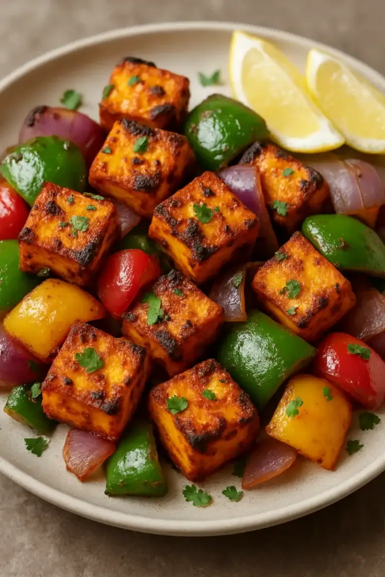 Air Fryer Paneer Tikka Bites (Easy & Healthy Snack) - Plattershare - Recipes, food stories and food lovers Air Fryer Paneer Tikka Bites (Easy & Healthy Snack)