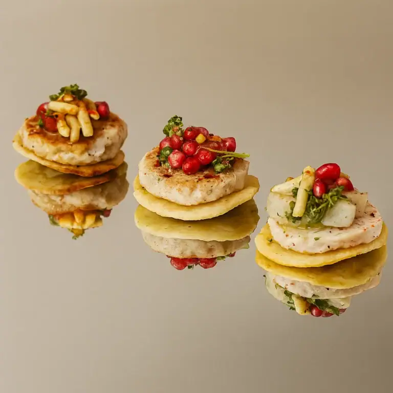 Chicken Roulade Chaat: A Fusion of Indian & Western Flavors - Plattershare - Recipes, food stories and food lovers Chicken Roulade Chaat