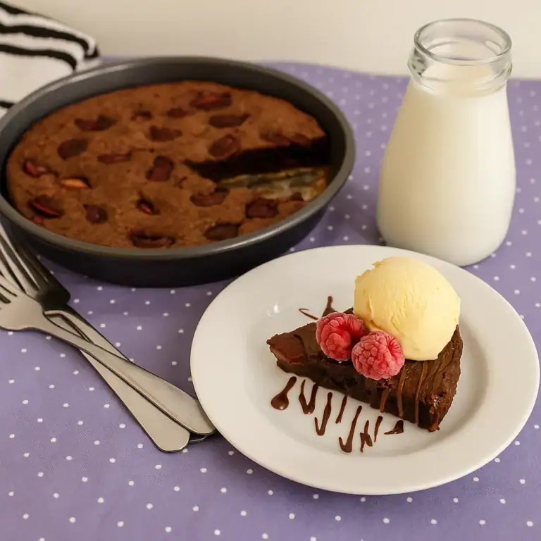 Gooey Plum Brownies: A Luscious Twist on a Classic - Plattershare - Recipes, food stories and food lovers Gooey Plum Brownies