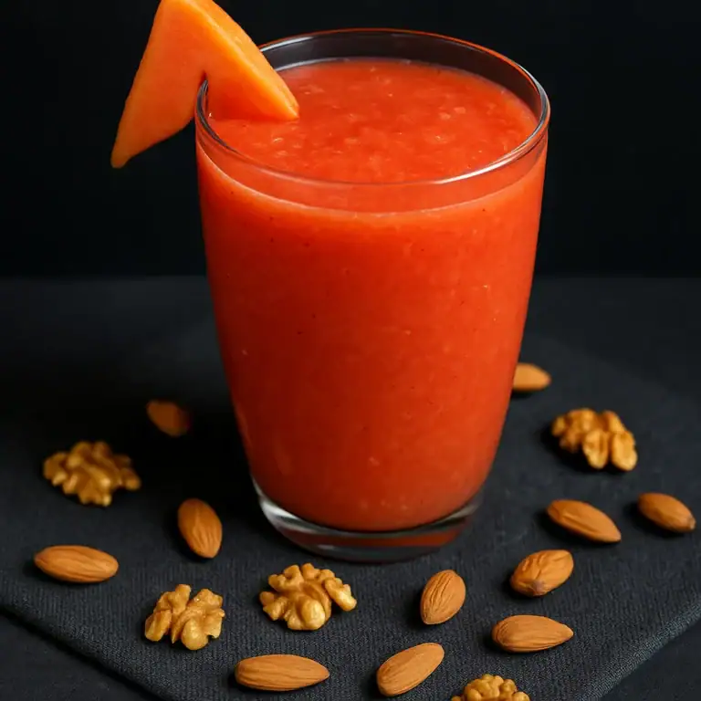 Papaya Watermelon Smoothie - Plattershare - Recipes, food stories and food lovers Papaya Watermelon Smoothie