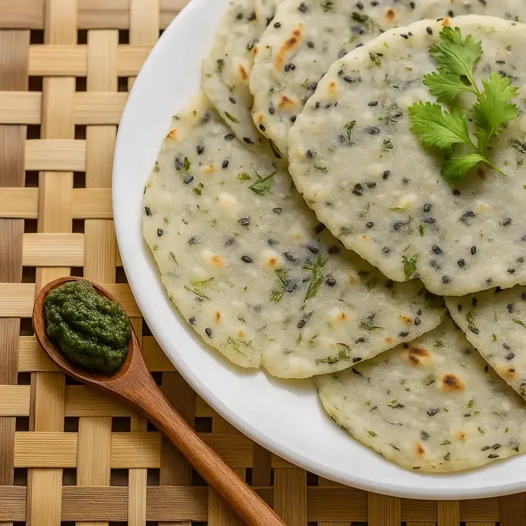 Angakar Roti: Rustic Rice Flatbread from Chhattisgarh - Plattershare - Recipes, food stories and food lovers Angakar Roti: Rustic Rice Flatbread from Chhattisgarh
