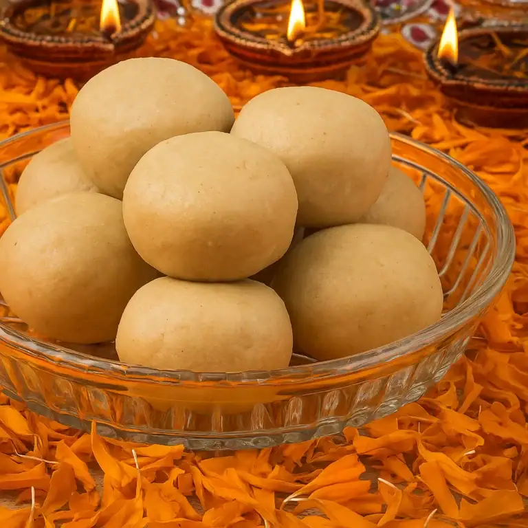 Khandeshi Daraaba Ladoo: Authentic Indian Wheat Flour Sweets - Plattershare - Recipes, food stories and food lovers Khandeshi Daraaba Ladoo - Authentic Indian Wheat Flour Sweets