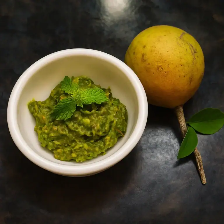 Tangy & Refreshing Wood Apple Chutney: A No-Cook Indian Delight - Plattershare - Recipes, food stories and food lovers Tangy & Refreshing Wood Apple Chutney: A No-Cook Indian Delight