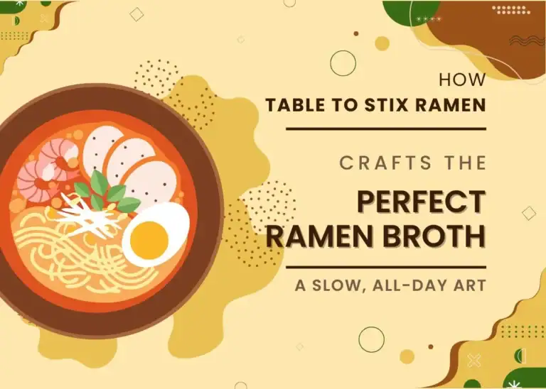 How Table to Stix Ramen Crafts the Perfect Ramen Broth: A Slow, All-Day Art - Plattershare - Recipes, food stories and food lovers How Table to Stix Ramen Crafts the Perfect Ramen Broth: A Slow, All-Day Art