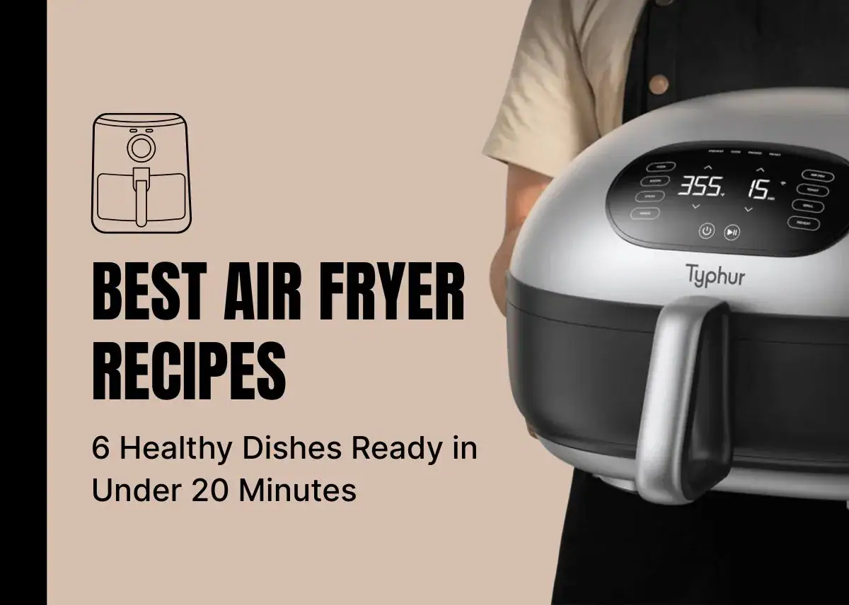 Best Air Fryer Recipes: 6 Healthy Dishes Ready in Under 20 Minutes - Plattershare - Recipes, food stories and food lovers Best Air Fryer Recipes - 6 Healthy Dishes Ready in Under 20 Minutes - Feat