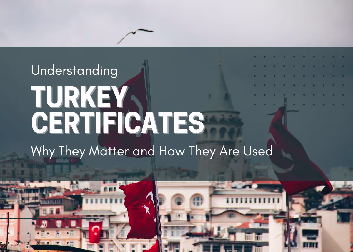 Understanding Turkey Certificates: Why They Matter and How They Are Used - Plattershare - Recipes, food stories and food lovers Understanding Turkey Certificates: Why They Matter and How They Are Used