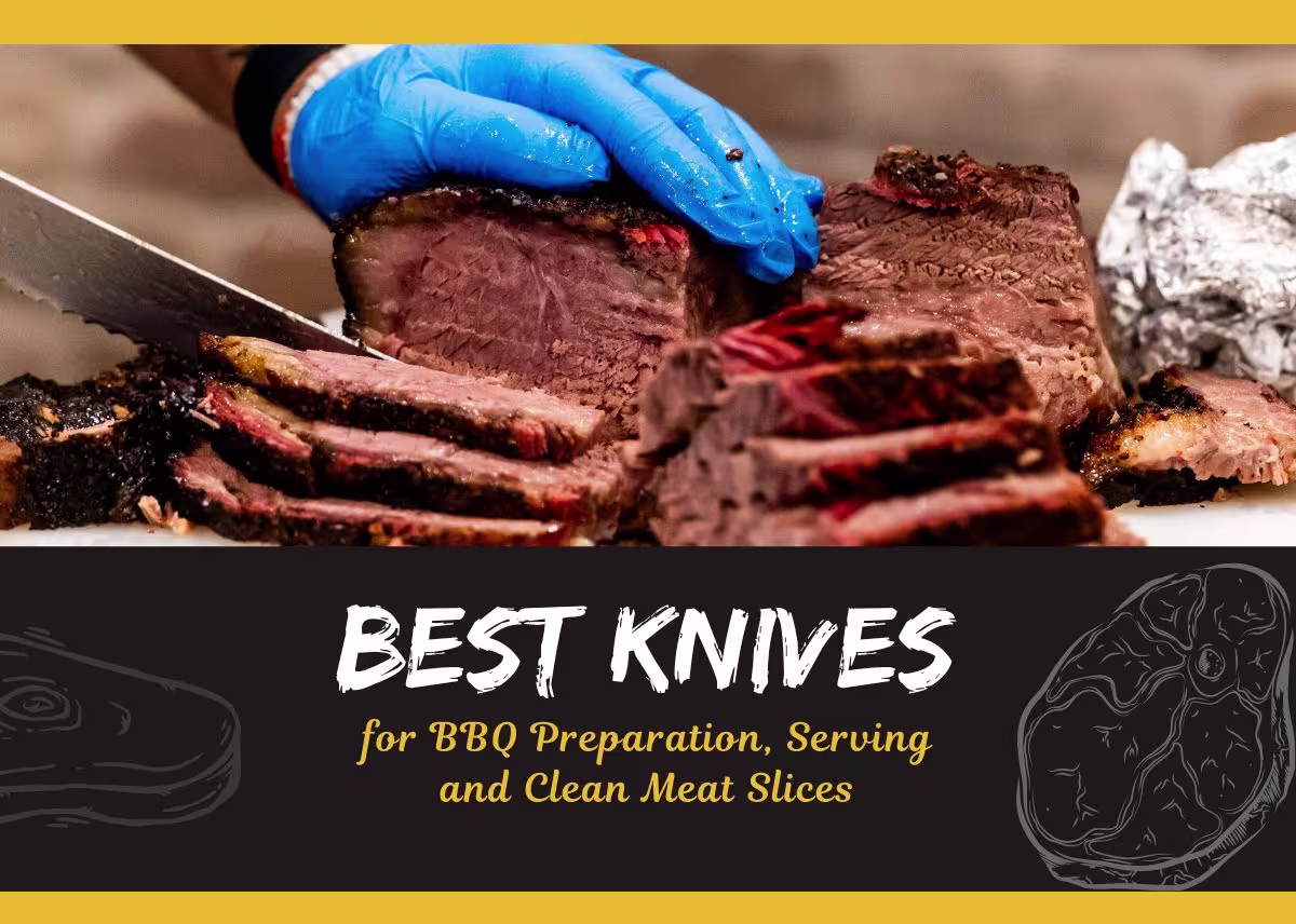Best Knives for BBQ Preparation, Serving, and Clean Meat Slices - Plattershare - Recipes, food stories and food lovers Best Knives for BBQ Preparation, Serving, and Clean Meat Slices