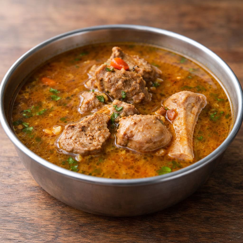 Comforting Mutton Bone Rasam: A South Indian Recipe Recipe