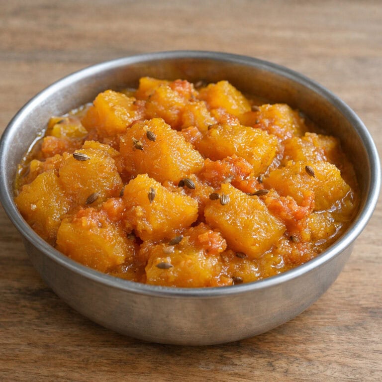 Kaddu Tomato Sabzi (Lightly Spiced, Home-Style) - Plattershare - Recipes, food stories and food lovers Kaddu Tomato Sabzi (Lightly Spiced, Home-Style)