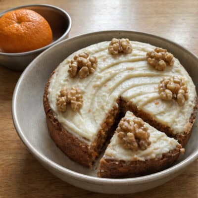 Delicious and Easy Vegetarian Recipes for Every Occasion - Plattershare - Recipes, food stories and food lovers Moist Carrot Orange Walnut Cake with Cream Cheese Frosting