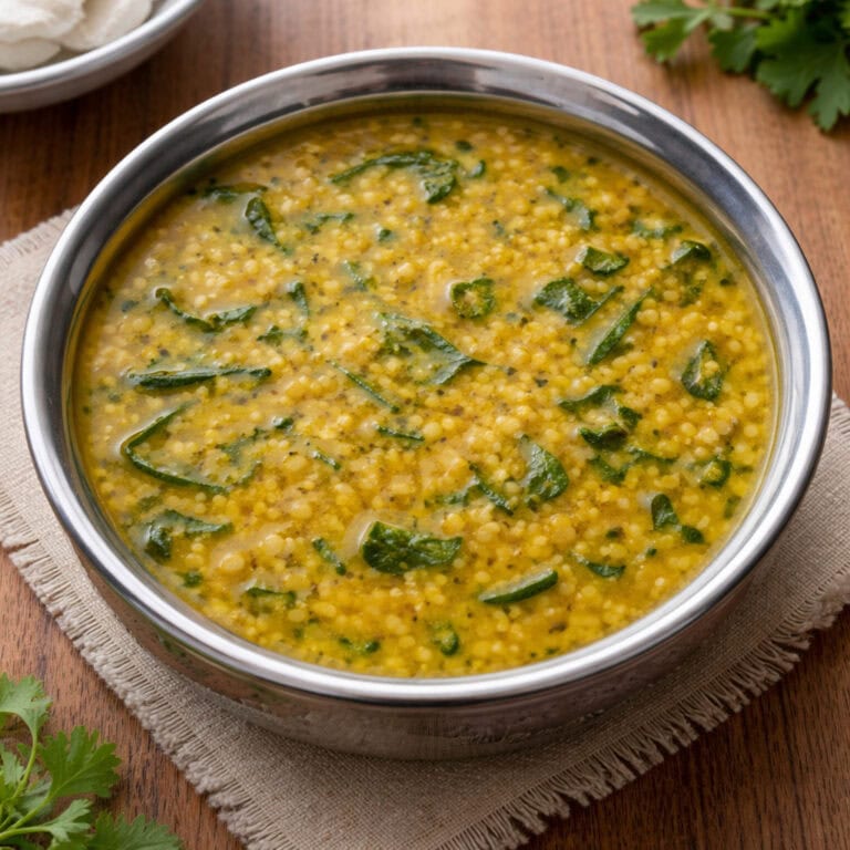 Simple Palak Dal (Low-Oil, Home-Style) - Plattershare - Recipes, food stories and food lovers Simple Palak Dal (Low-Oil, Home-Style)