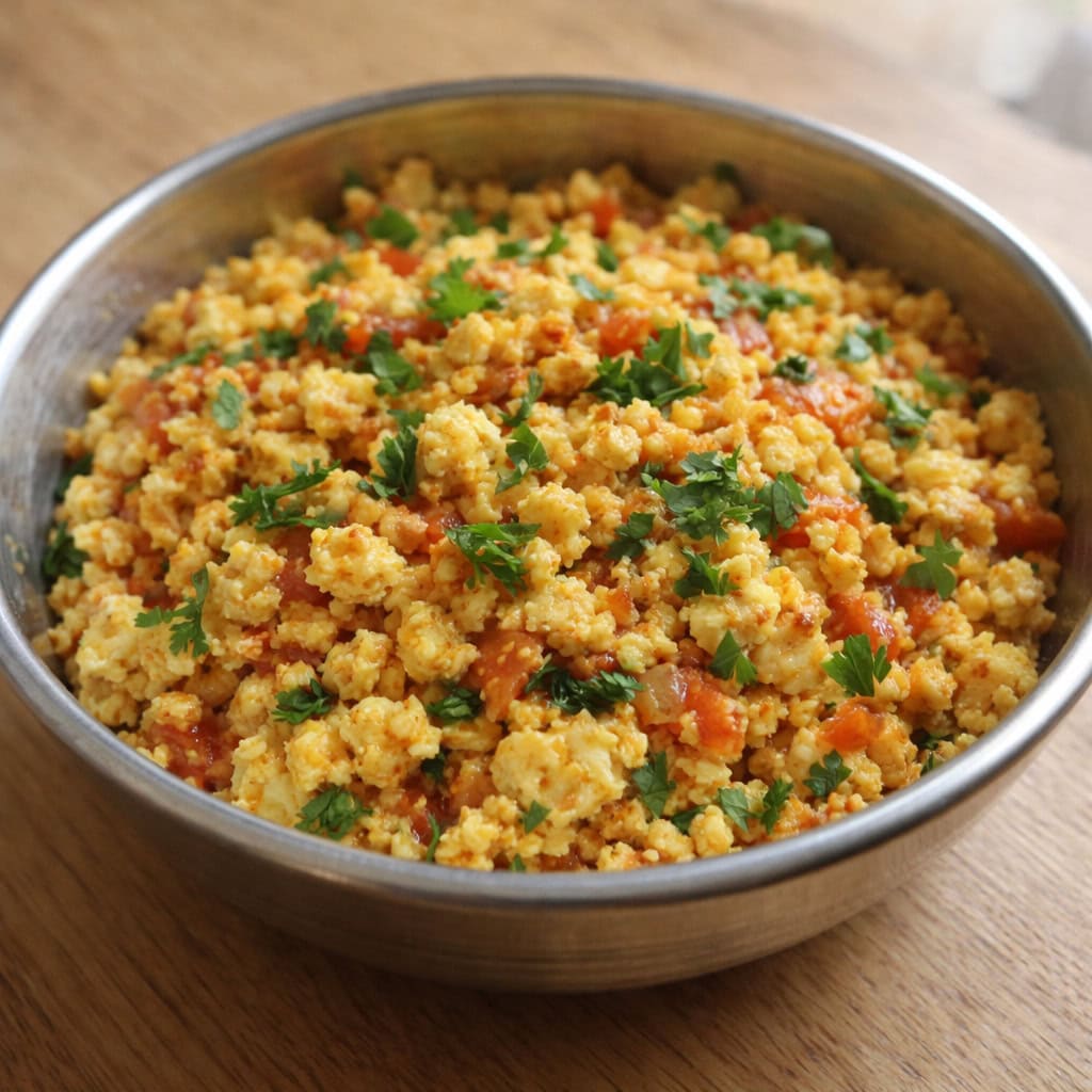 Simple Paneer Bhurji (No Butter)