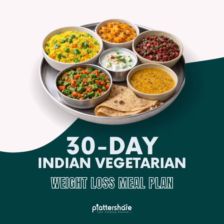 Meal Plans & Courses - Plattershare - Recipes, food stories and food lovers 30-Day Indian Vegetarian Weight Loss Meal Plan