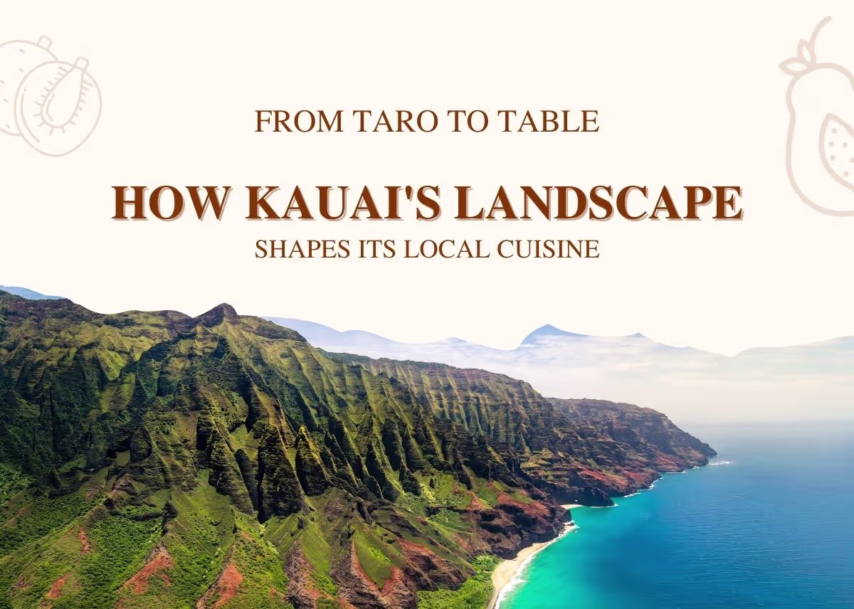 From Taro to Table: How Kauai's Landscape Shapes Its Local Cuisine - Plattershare - Recipes, food stories and food lovers From Taro to Table - How Kauai's Landscape Shapes Its Local Cuisine