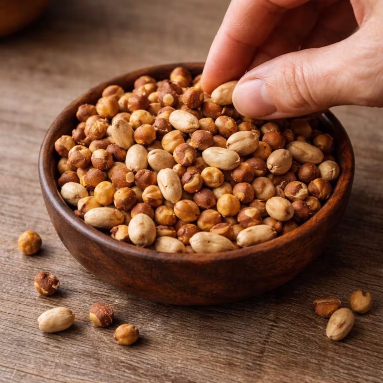 Craving-Control Roasted Chana & Peanut Snack Mix for PCOS - Plattershare - Recipes, food stories and food lovers