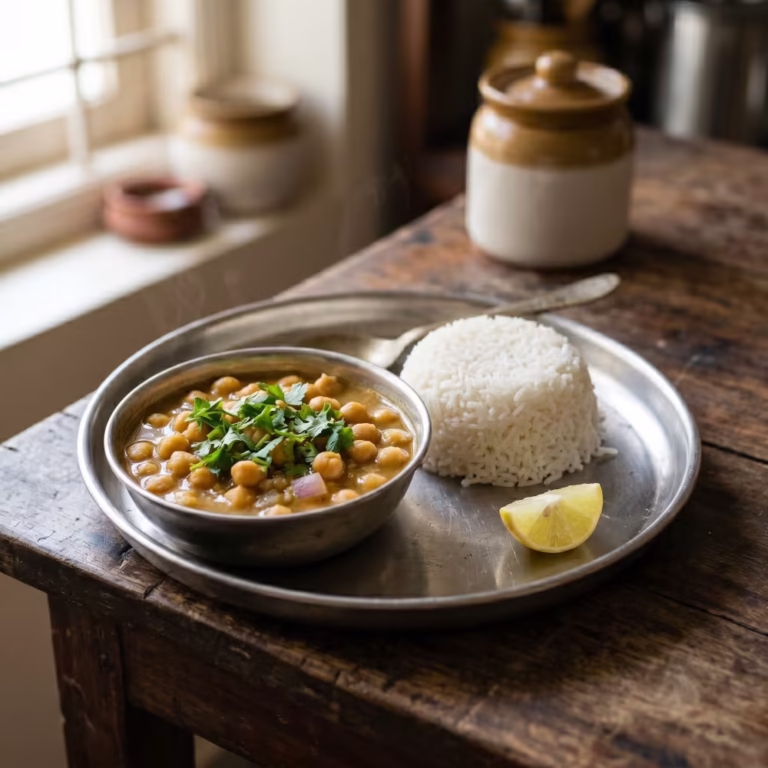 Chole Chawal (Light, Home-Style) - Plattershare - Recipes, food stories and food lovers Chole Chawal (Light, Home-Style) - Plattershare - Recipes, food stories and food lovers