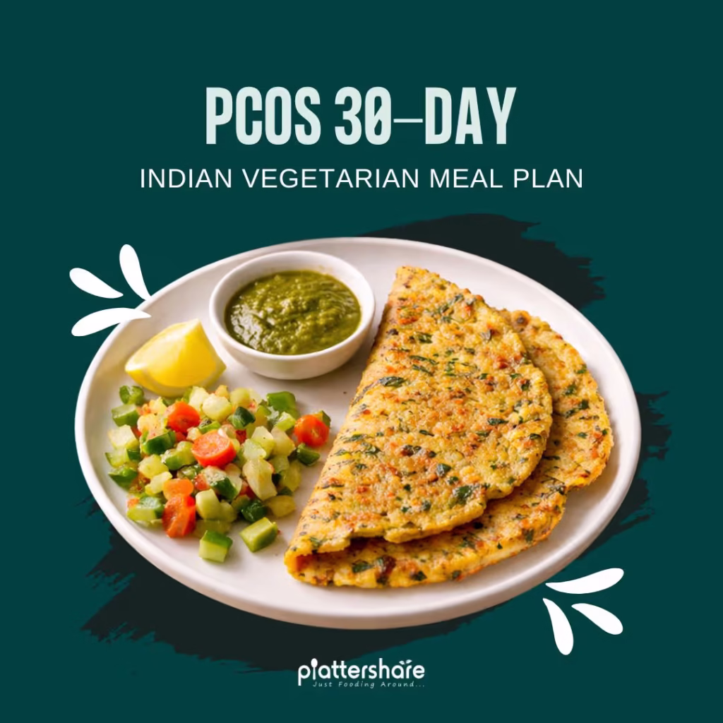 PCOS 30-Day Indian Vegetarian Meal Plan