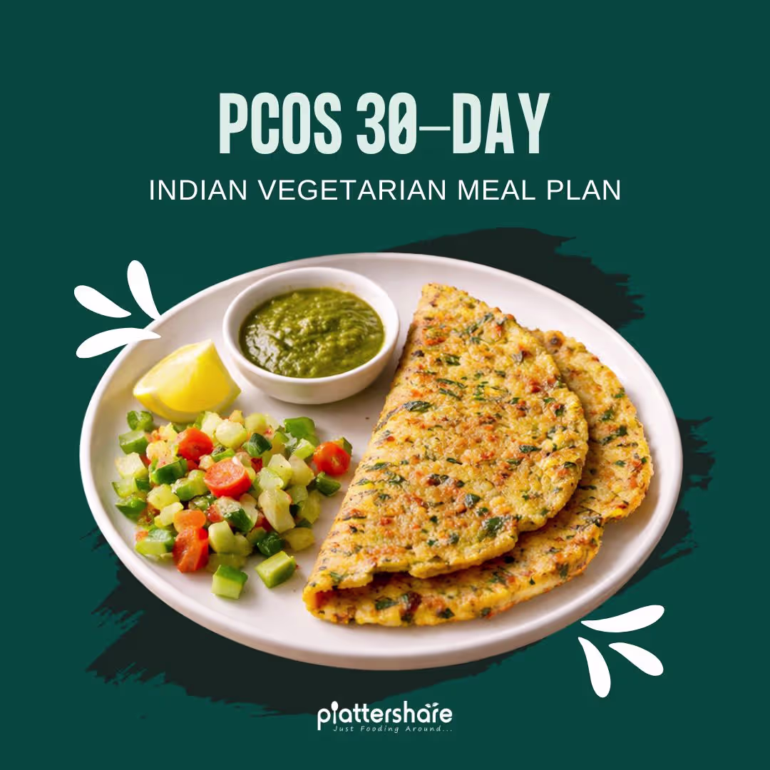 PCOS 30-Day Indian Vegetarian Meal Plan