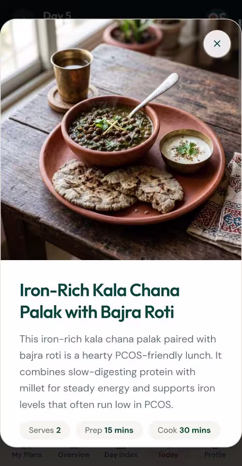 30-Day Indian Vegetarian Meal Plan Designed for PCOS - Plattershare - Recipes, food stories and food lovers 30-Day Indian Meal Plan to Lose Weight Without Dieting a