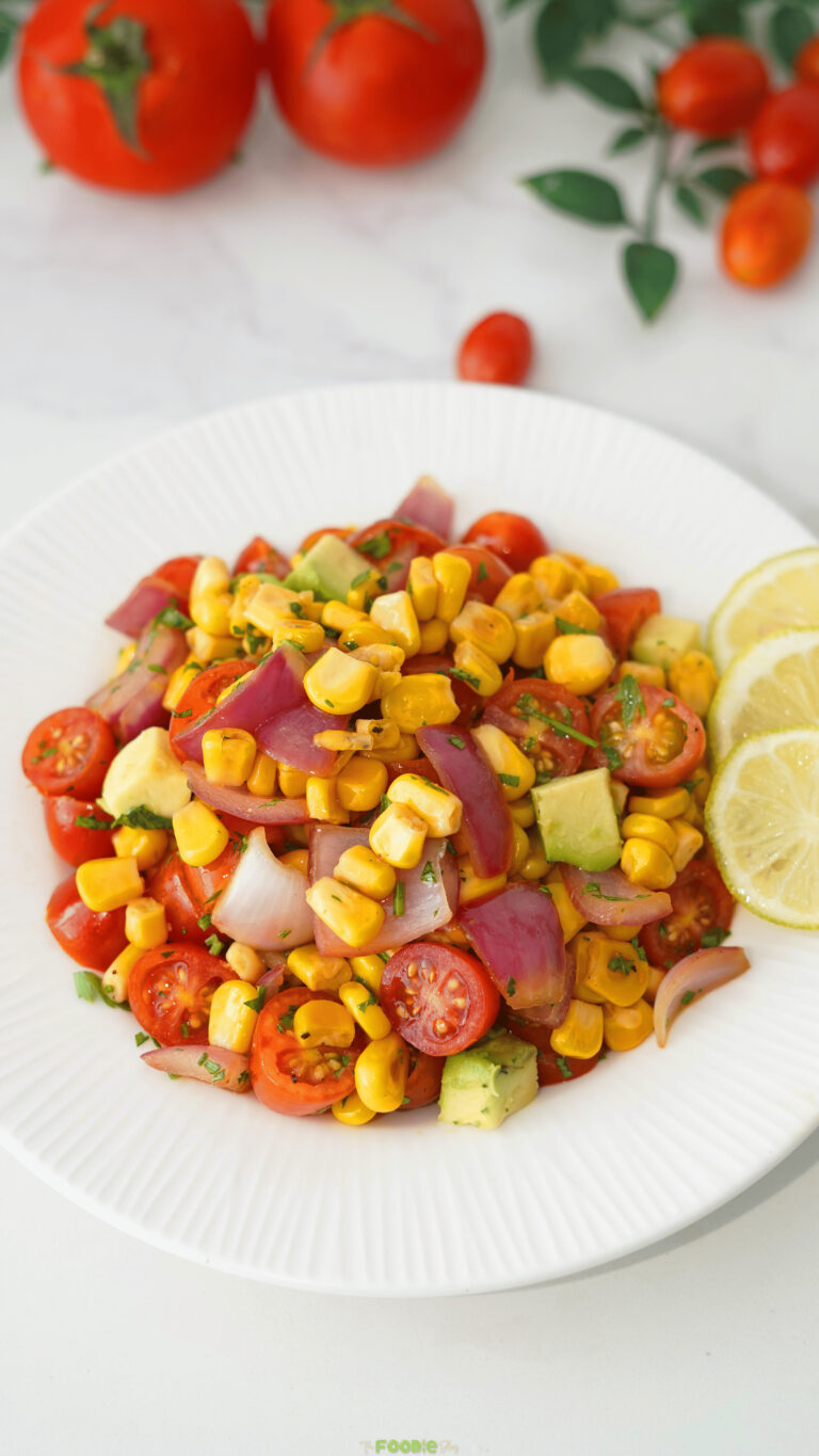 Grilled Corn Salad with Avocado and Tomatoes - Plattershare - Recipes, food stories and food lovers Grilled Corn Salad with Avocado and Tomatoes - Plattershare - Recipes, food stories and food lovers