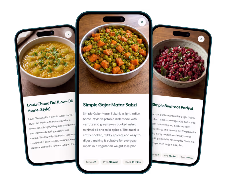 30-Day Indian Vegetarian Weight Loss Meal Plan - Plattershare - Recipes, food stories and food lovers 30-Day Indian Vegetarian
Weight Loss Meal Plan