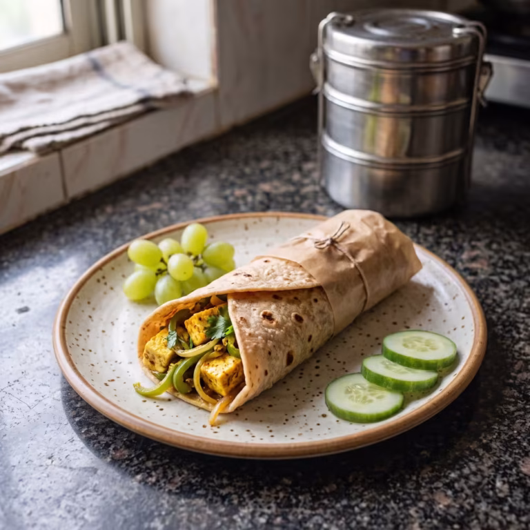 Paneer Frankie for Kids Tiffin - Plattershare - Recipes, food stories and food lovers Paneer Frankie for Kids Tiffin - Plattershare - Recipes, food stories and food lovers