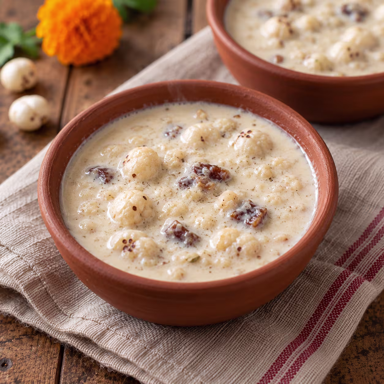 Makhana Kheer - Plattershare - Recipes, food stories and food lovers Makhana Kheer