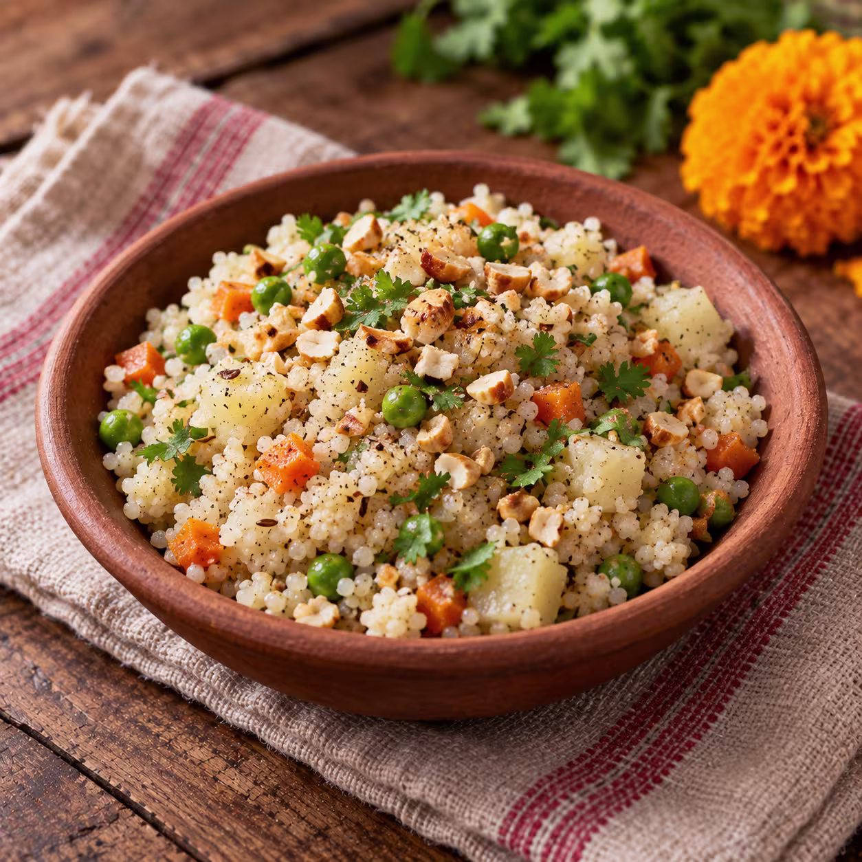 9 Days of Easy Navratri Vrat Meals: 15 Recipes + 9-Day Plan + Grocery List - Plattershare - Recipes, food stories and food lovers Samak Rice Vegetable Pulao
