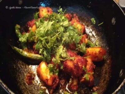 Chili garlic paneer cooked in a spicy Indo-Chinese style with fresh herbs and bold flavors.