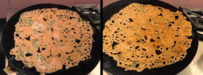 Delicious Crispy Tomato Instant Rava Dosa, a quick South Indian snack with flavorful ingredients.