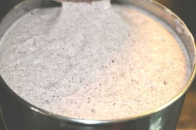 Black Rice Boorelu with Dry Fruits & Nuts - a nutritious and tasty sweet treat.