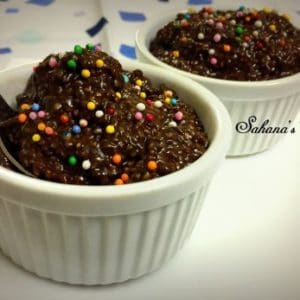 Chia Seed Chocolate Pudding
