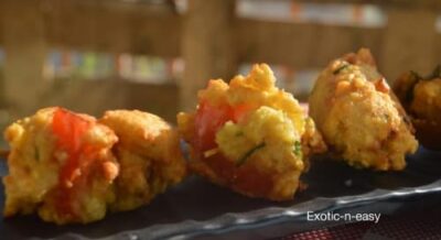 Cheese Stuffed Vegetable & Drumstick Leaves Balls - Plattershare - Recipes, food stories and food enthusiasts