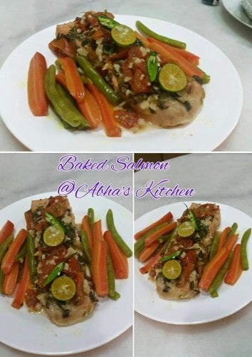 Baked Salmon - Plattershare - Recipes, food stories and food enthusiasts