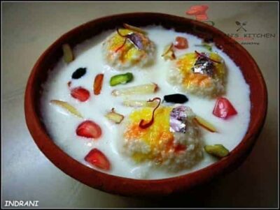 A Luxurious Bengali Milk & Paneer Dessert.
