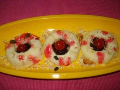 Pichkari Paneer Kulfi Wada: A festive Holi treat with colorful ingredients and traditional flavors.