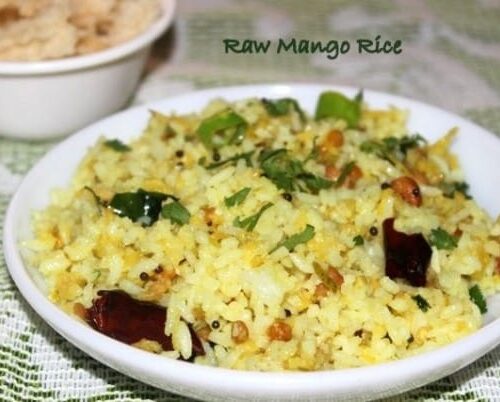 Raw Mango Rice - Plattershare - Recipes, food stories and food enthusiasts