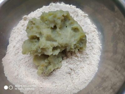 Sweet Potato & Coconut Chenna Paratha for Indian flatbread recipe.