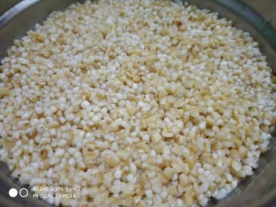 Crunchy cooked millet grains, healthy and nutritious. Perfect base for various delicious recipes and food stories.