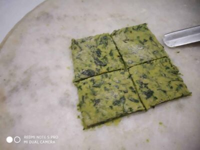 Methi papri curry