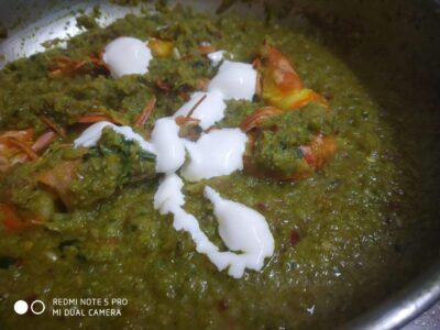 Prawn malai curry